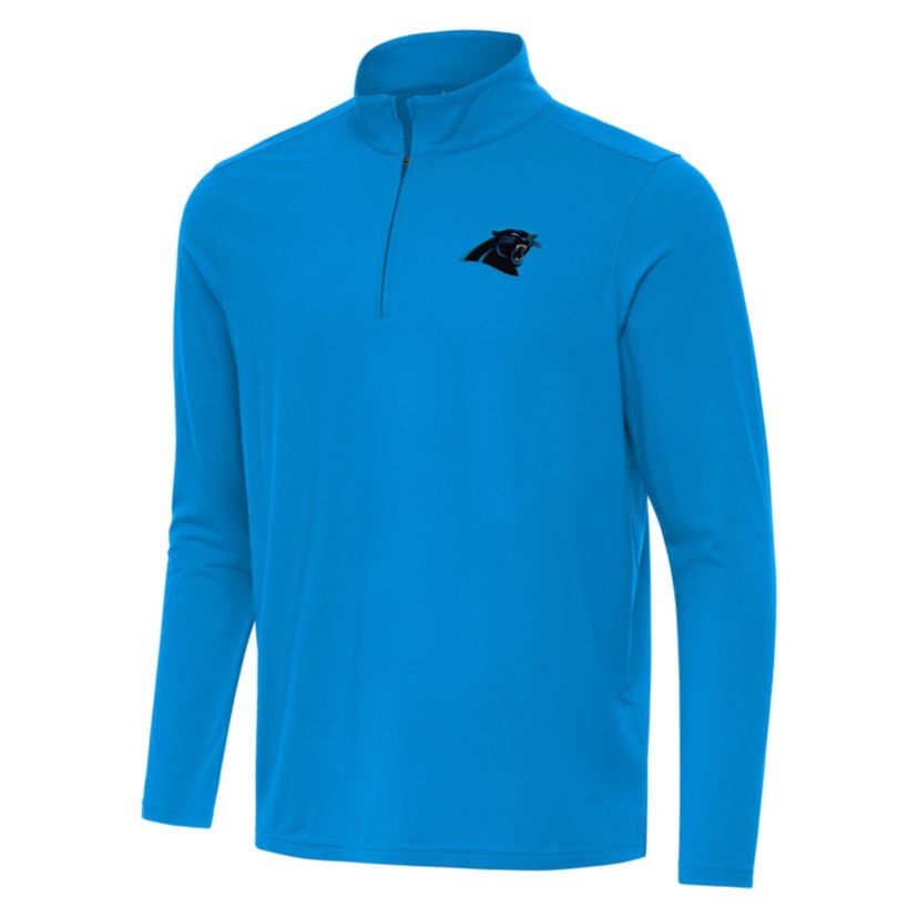 Antigua NFL Carolina Panthers Mens Intent 1/4 Zip Pullover
