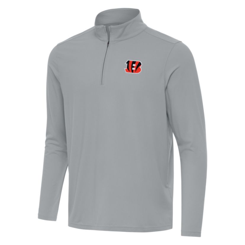 Antigua NFL Cincinnati Bengals Mens Intent 1/4 Zip Pullover