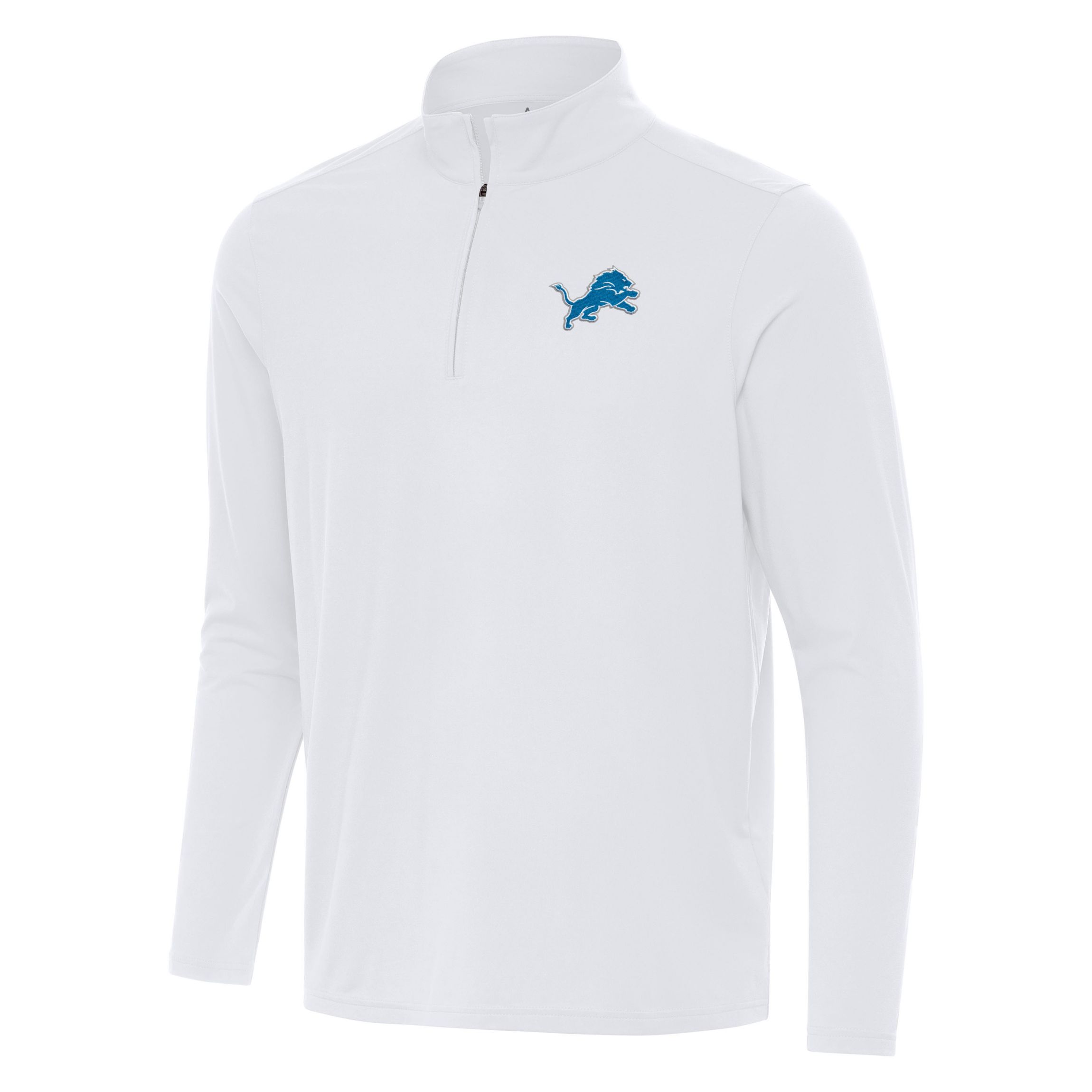 Antigua NFL Detroit Lions Mens Intent 1/4 Zip Pullover