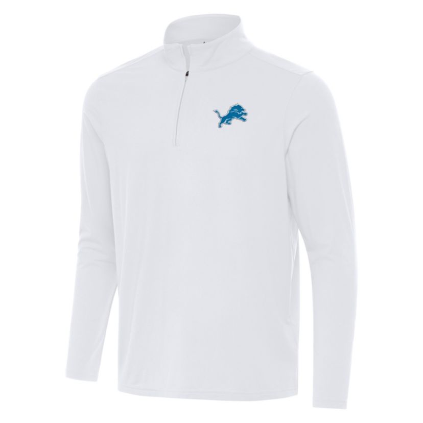 Antigua NFL Detroit Lions Mens Intent 1/4 Zip Pullover