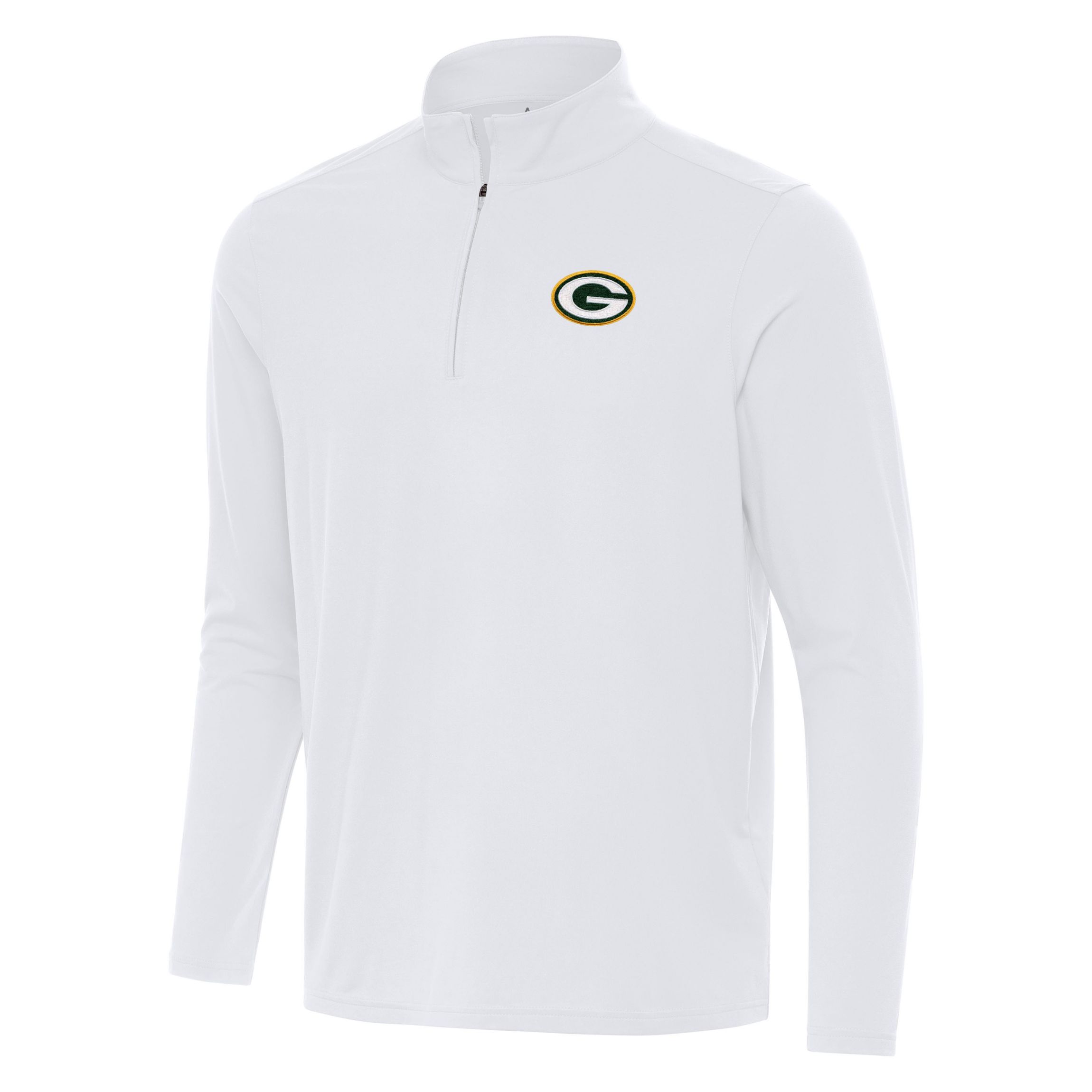 Antigua NFL Green Bay Packers Mens Intent 1/4 Zip Pullover