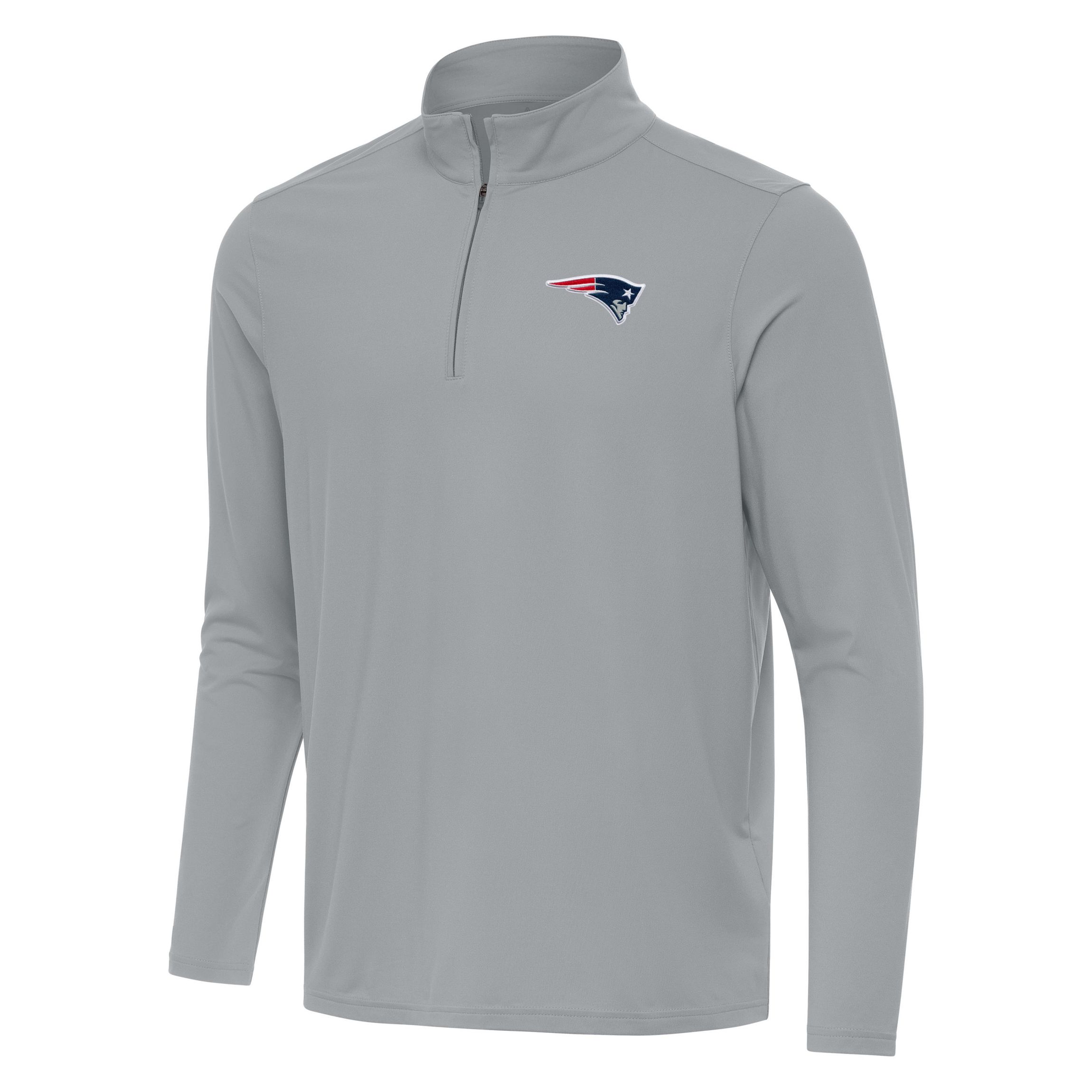 Antigua NFL New England Patriots Mens Intent 1/4 Zip Pullover