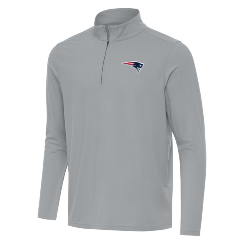 Antigua NFL New England Patriots Mens Intent 1/4 Zip Pullover