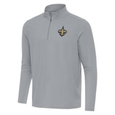 Antigua NFL New Orleans Saints Men's Intent 1/4 Zip Pullover, 3XL
