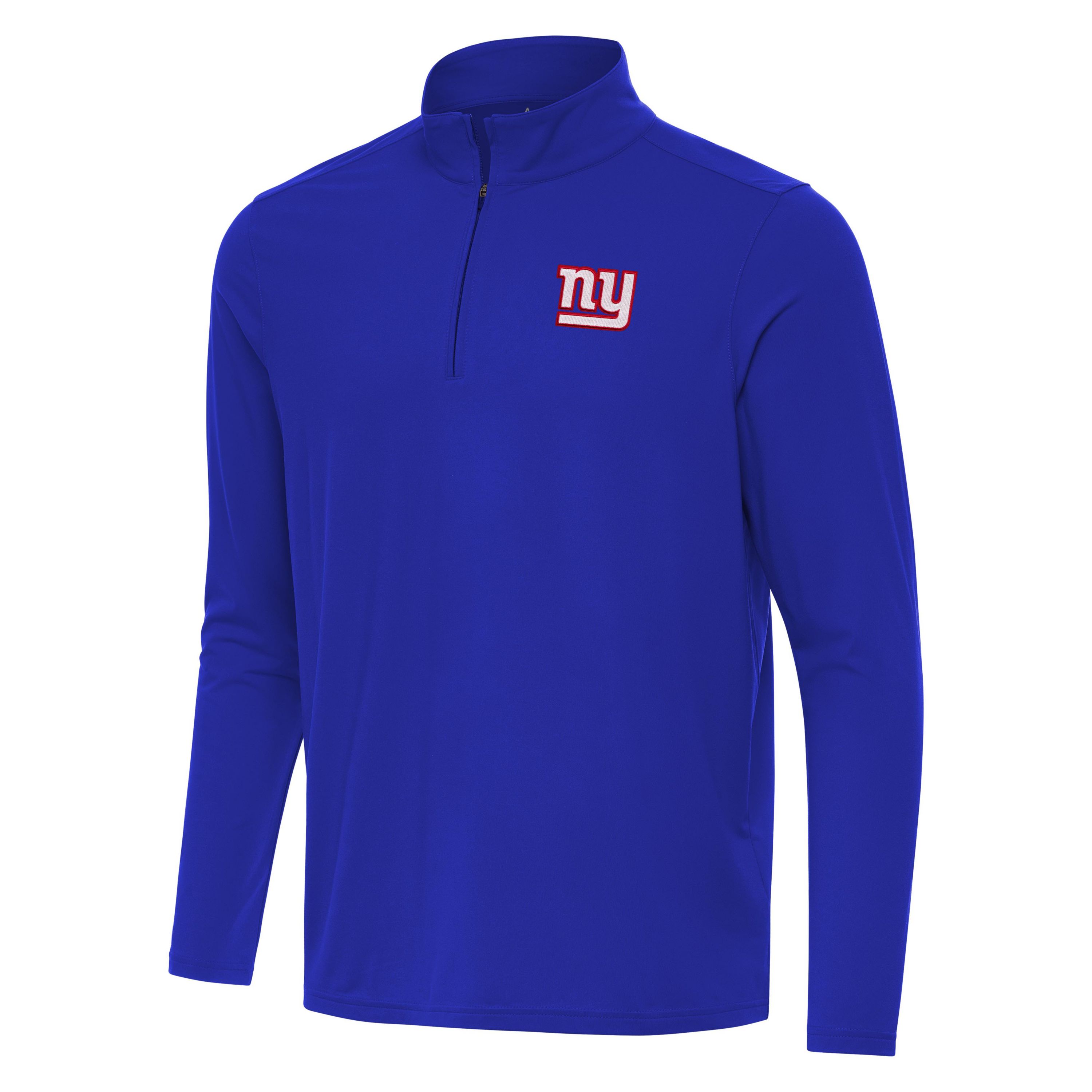 Antigua NFL New York Giants Mens Intent 1/4 Zip Pullover