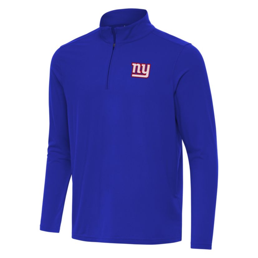 Antigua NFL New York Giants Mens Intent 1/4 Zip Pullover