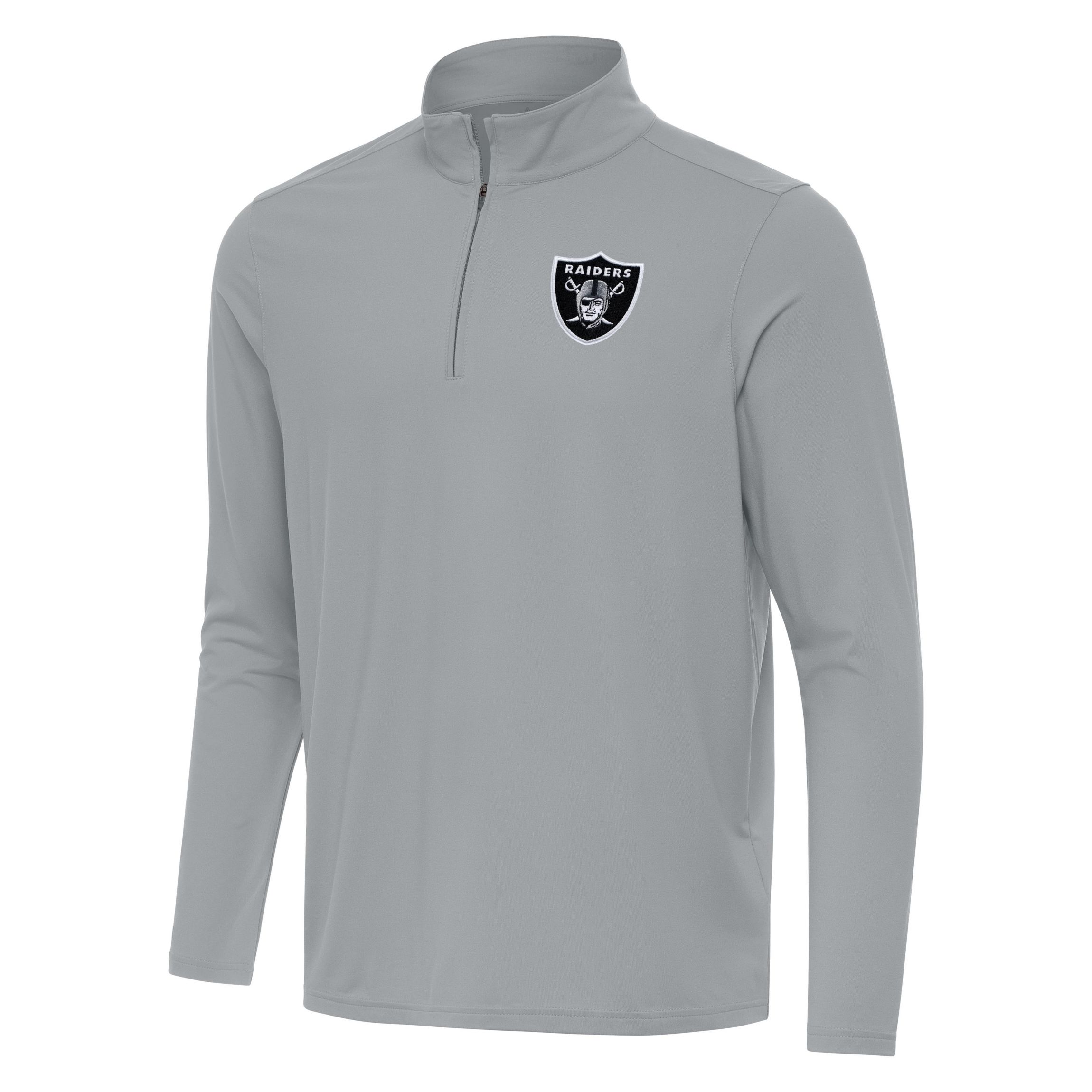 Antigua NFL Las Vegas Raiders  Mens Intent 1/4 Zip Pullover