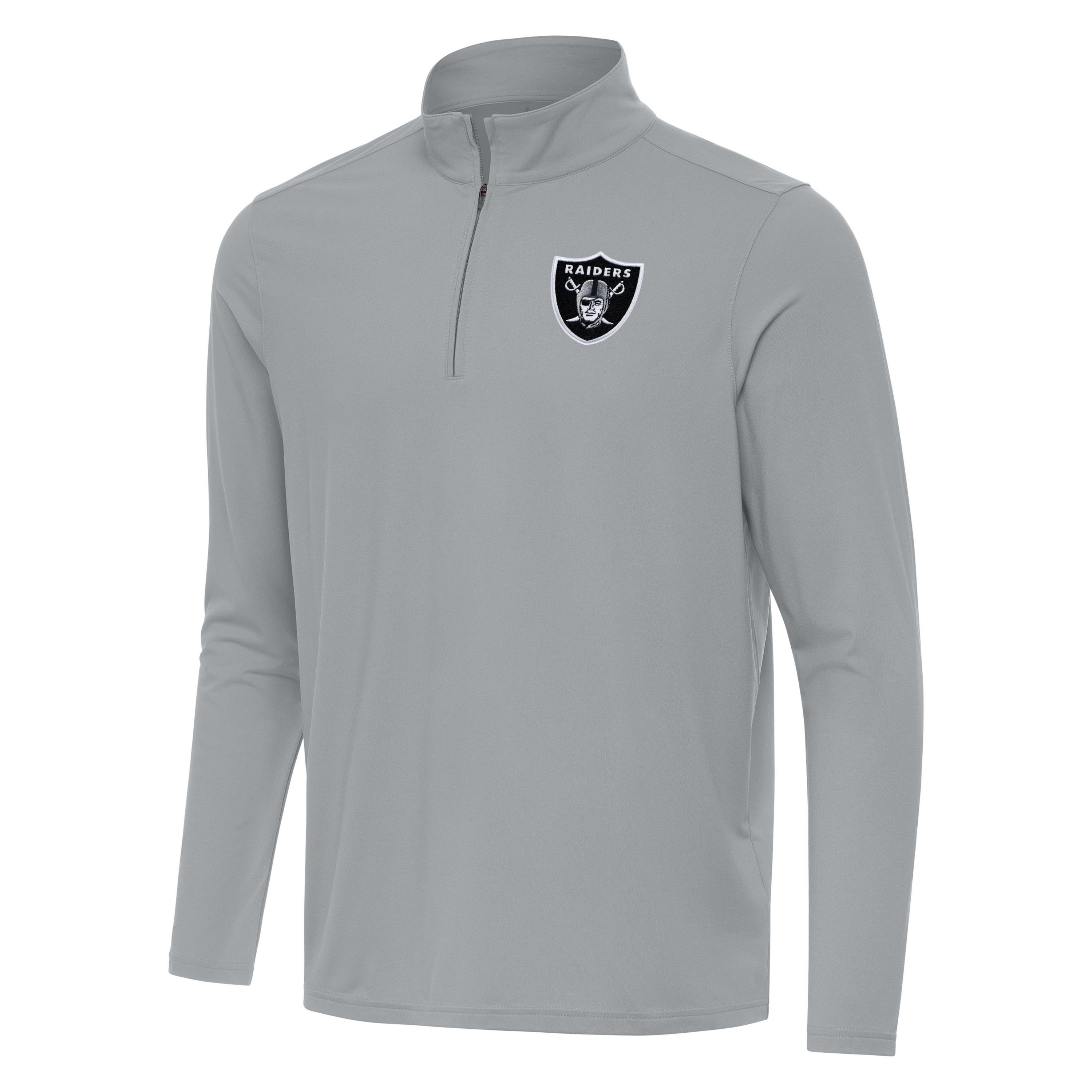 Antigua NFL Las Vegas Raiders  Mens Intent 1/4 Zip Pullover
