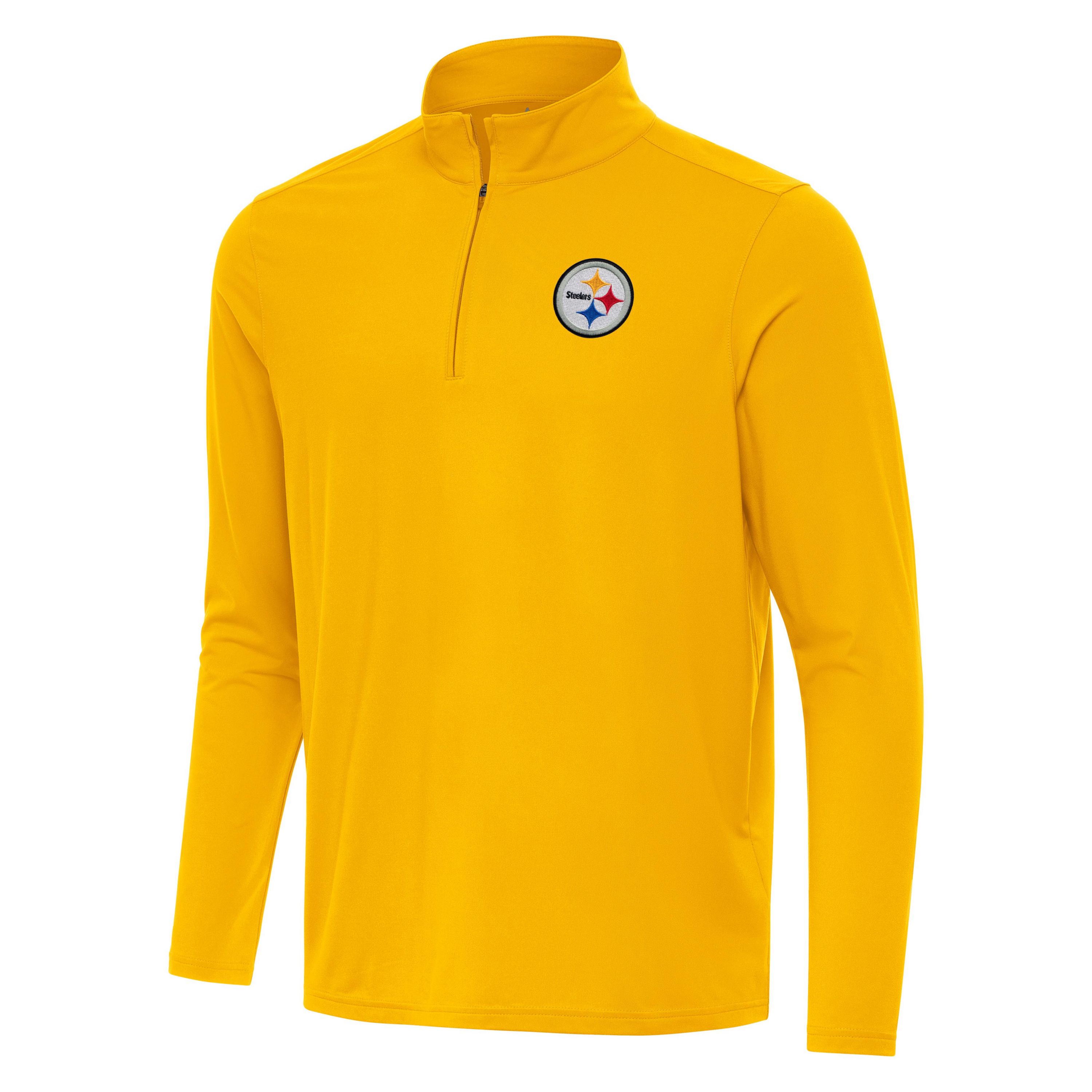 Antigua NFL Pittsburgh Steelers Mens Intent 1/4 Zip Pullover