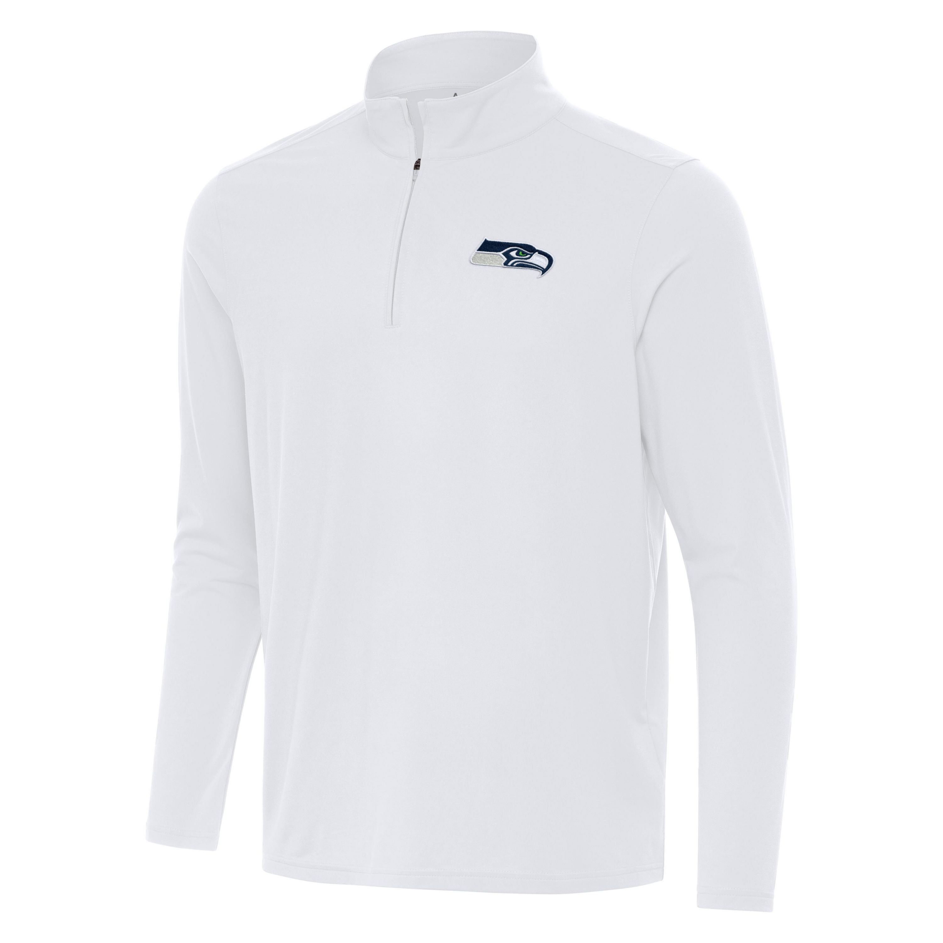 Antigua NFL Seattle Seahawks Mens Intent 1/4 Zip Pullover
