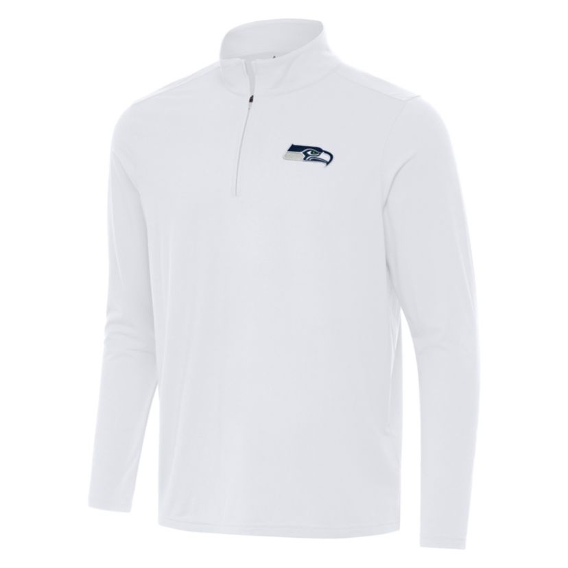 Antigua NFL Seattle Seahawks Mens Intent 1/4 Zip Pullover