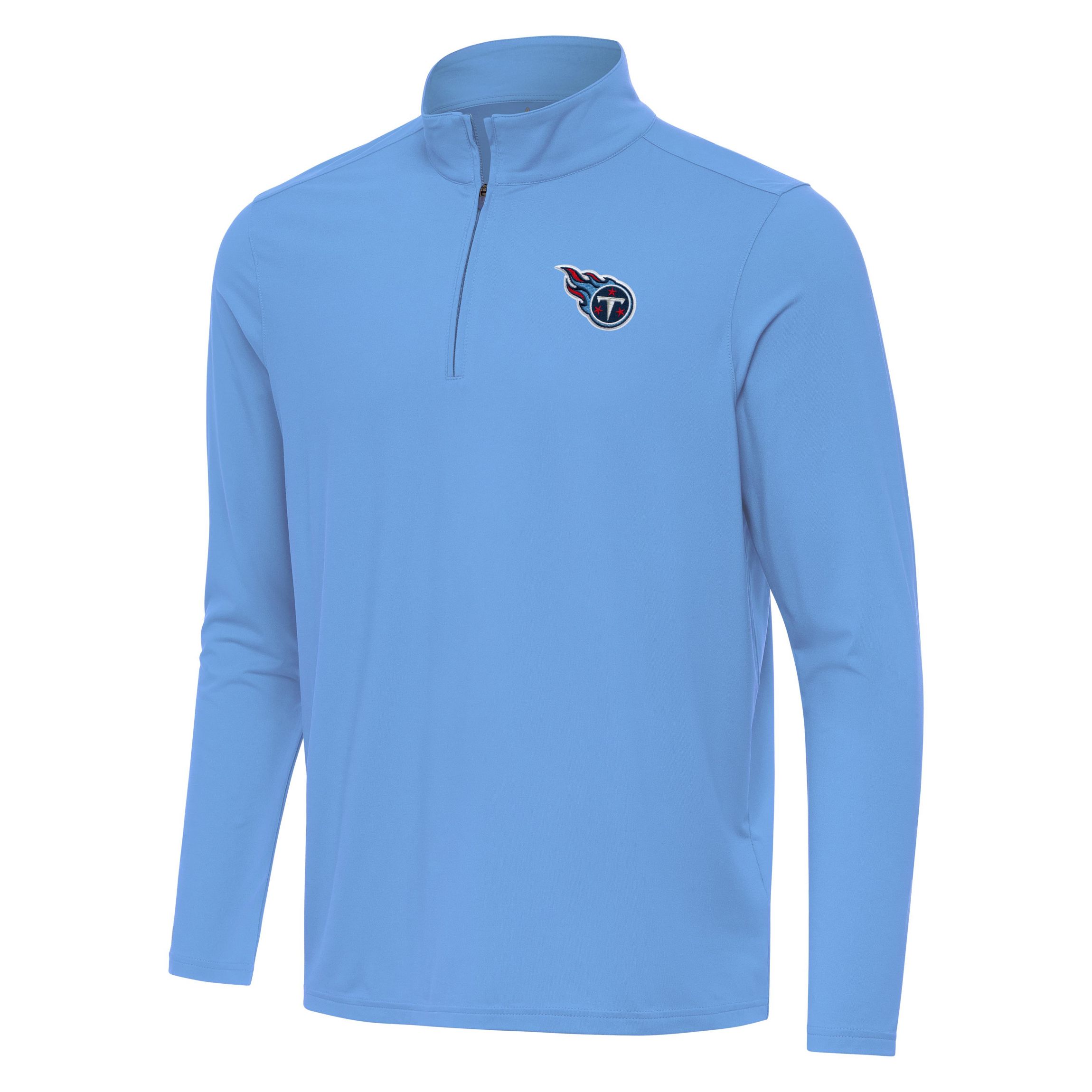 Antigua NFL Tennessee Titans Mens Intent 1/4 Zip Pullover