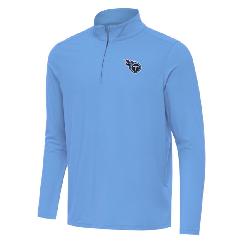 Antigua NFL Tennessee Titans Mens Intent 1/4 Zip Pullover