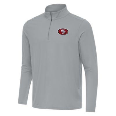 Antigua NFL San Francisco 49ers Men's Intent 1/4 Zip Pullover, XL