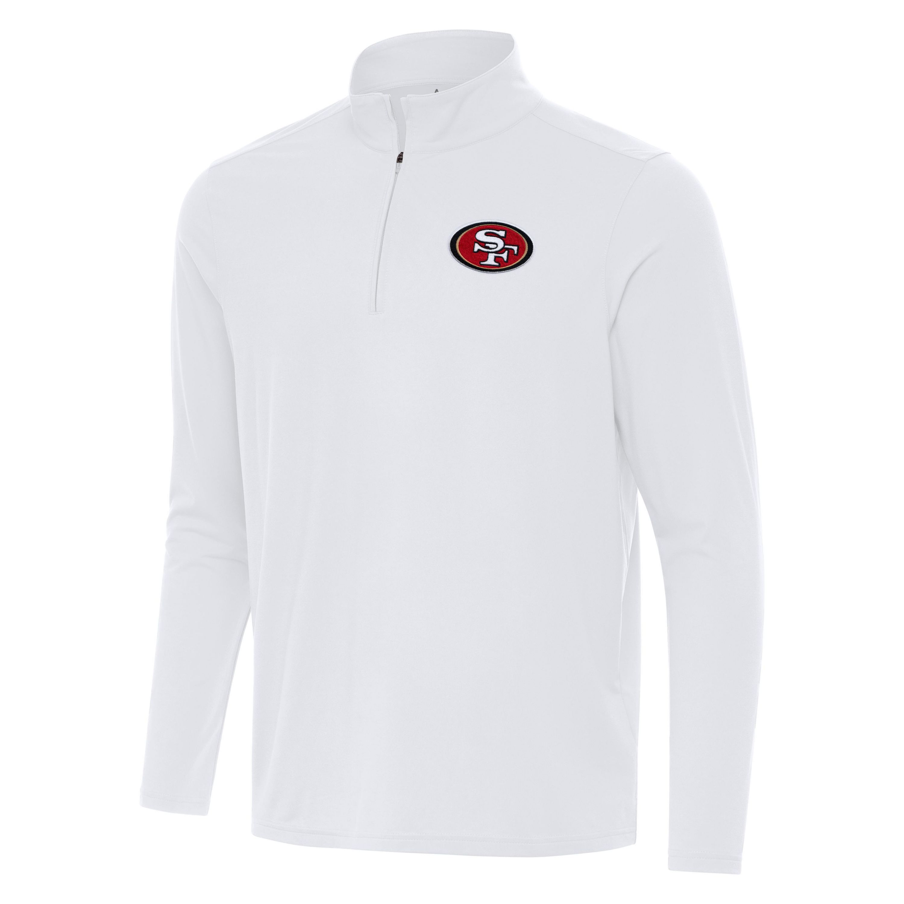 Antigua NFL San Francisco 49ers Mens Intent 1/4 Zip Pullover