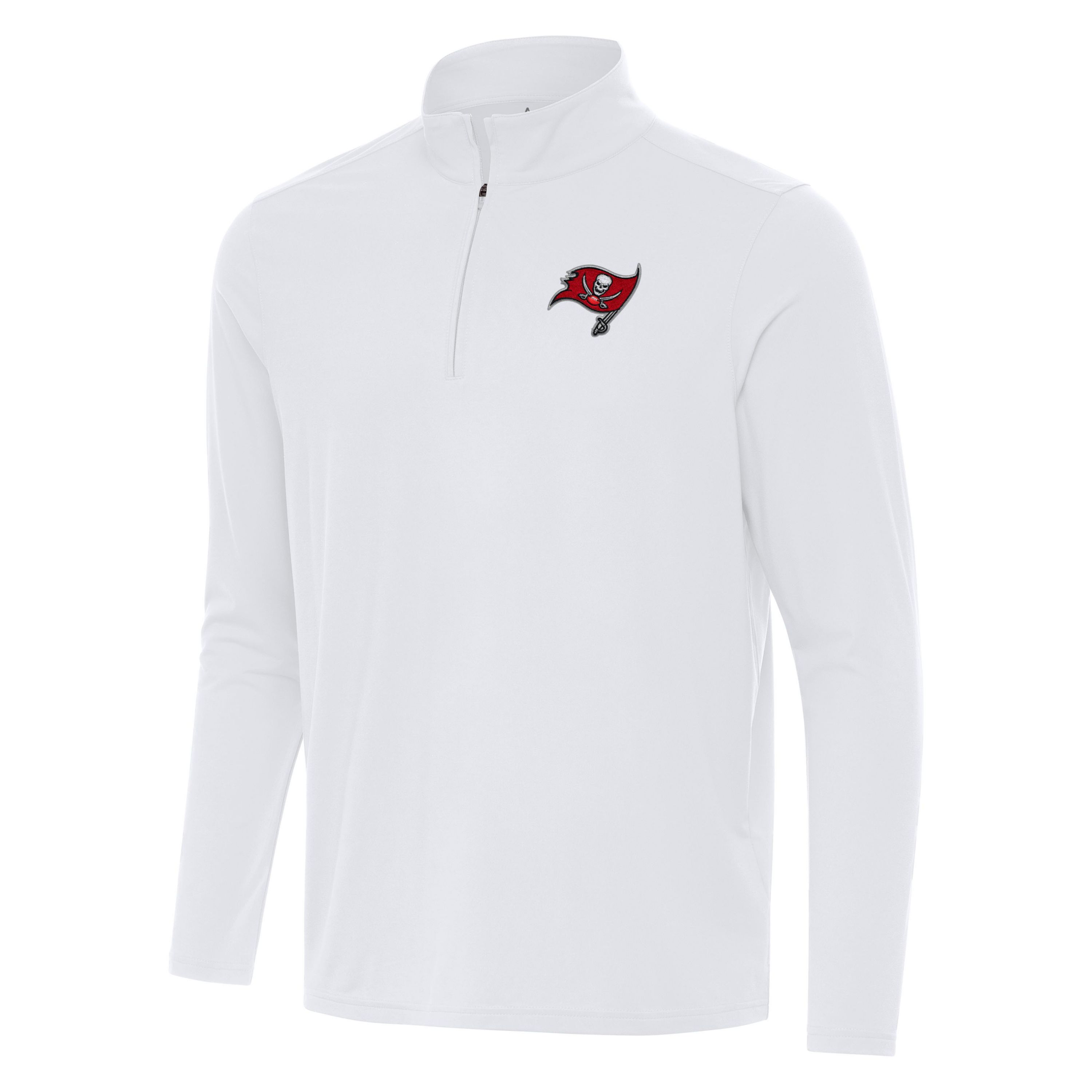 Antigua NFL Tampa Bay Buccaneers Mens Intent 1/4 Zip Pullover