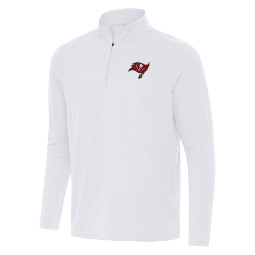 Antigua NFL Tampa Bay Buccaneers Mens Intent 1/4 Zip Pullover