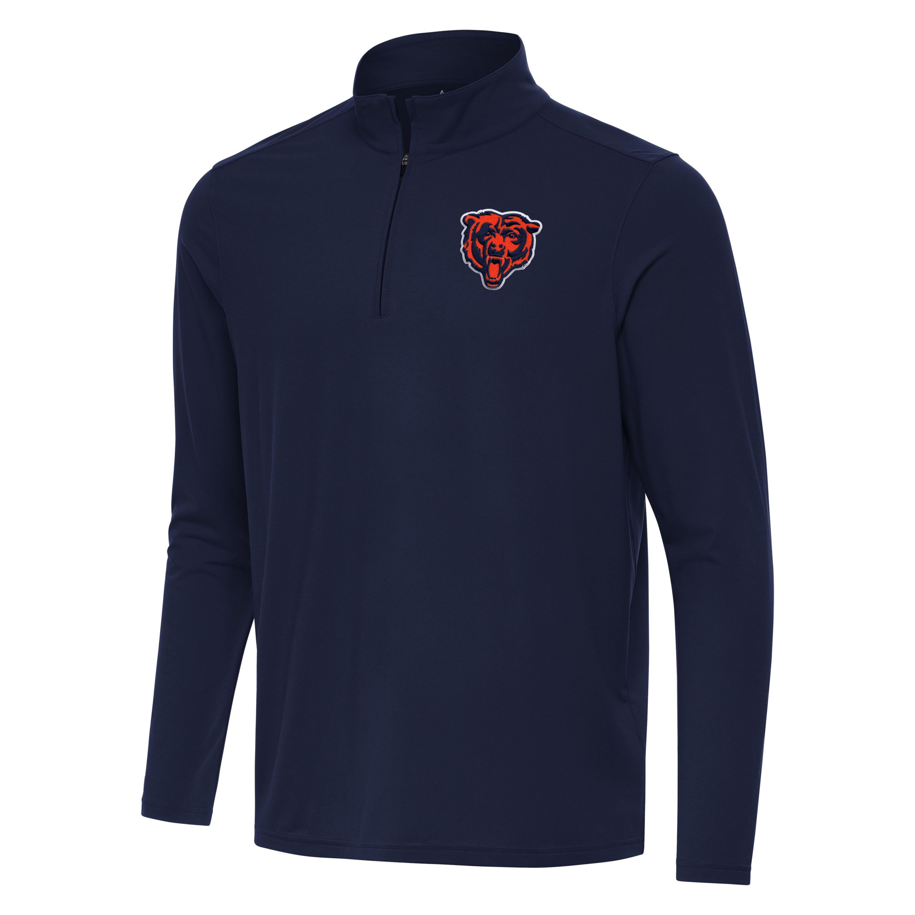 Antigua NFL Chicago Bears Mens Intent 1/4 Zip Pullover
