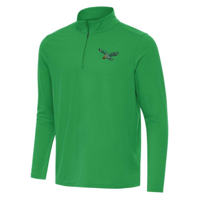 Antigua NFL Philadelphia Eagles Mens Intent 1/4 Zip Pullover