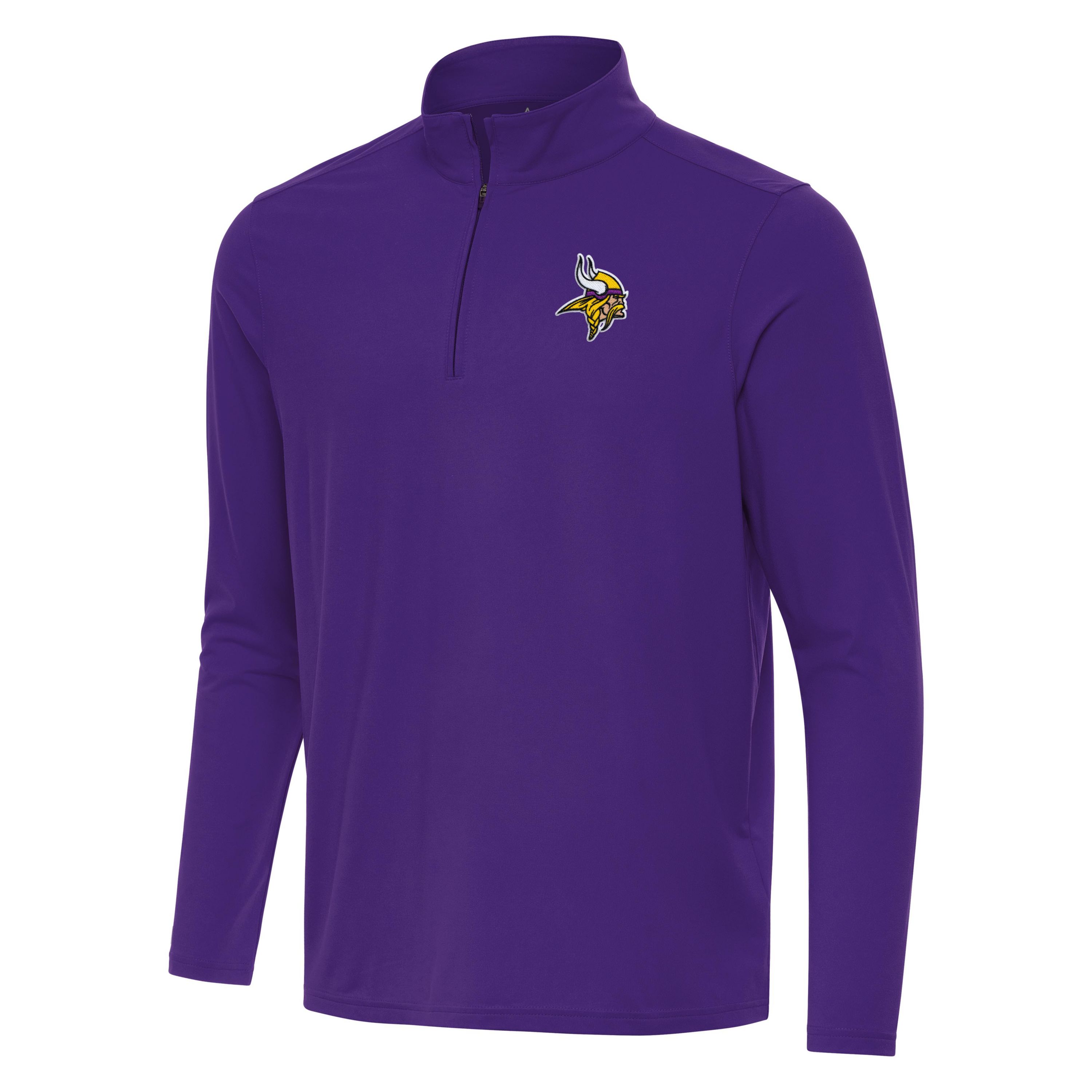 Antigua NFL Minnesota Vikings Mens Intent 1/4 Zip Pullover