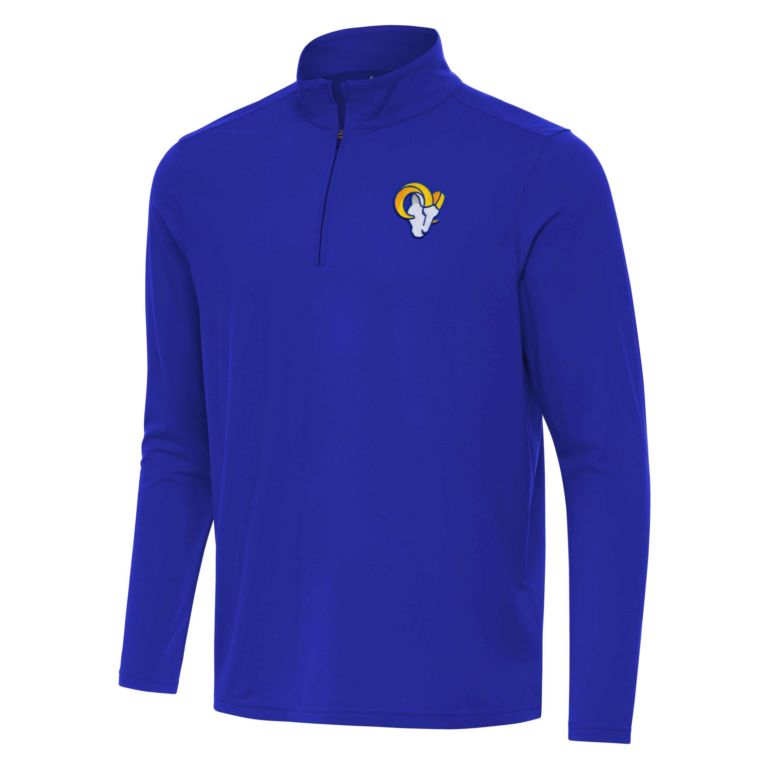 Antigua NFL Los Angeles Rams Mens Intent 1/4 Zip Pullover