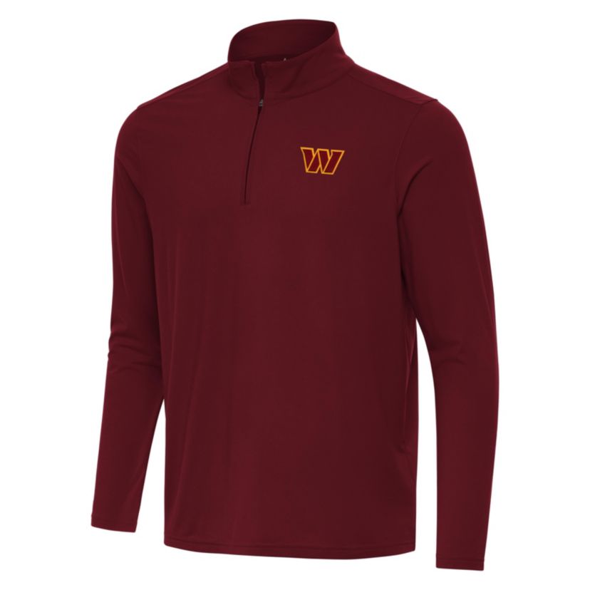 Antigua NFL Washington Commanders Mens Intent 1/4 Zip Pullover