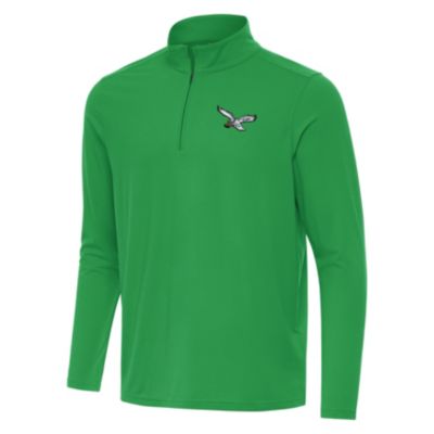Antigua NFL Philadelphia Eagles Men's Intent 1/4 Zip Pullover, Green, Small