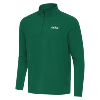 Antigua NFL New York Jets Men's Intent 1/4 Zip Pullover, Medium