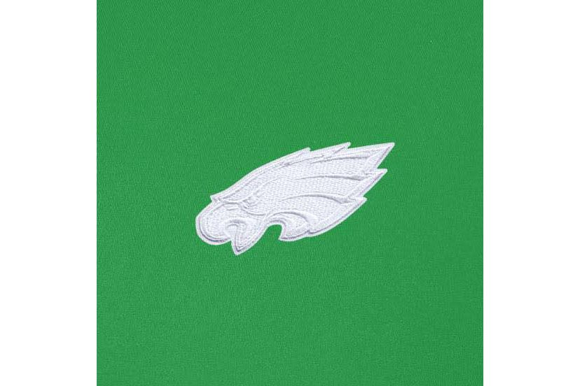 Antigua St. Patricks Day NFL Philadelphia Eagles Mens Intent 1/4 Zip Pullover