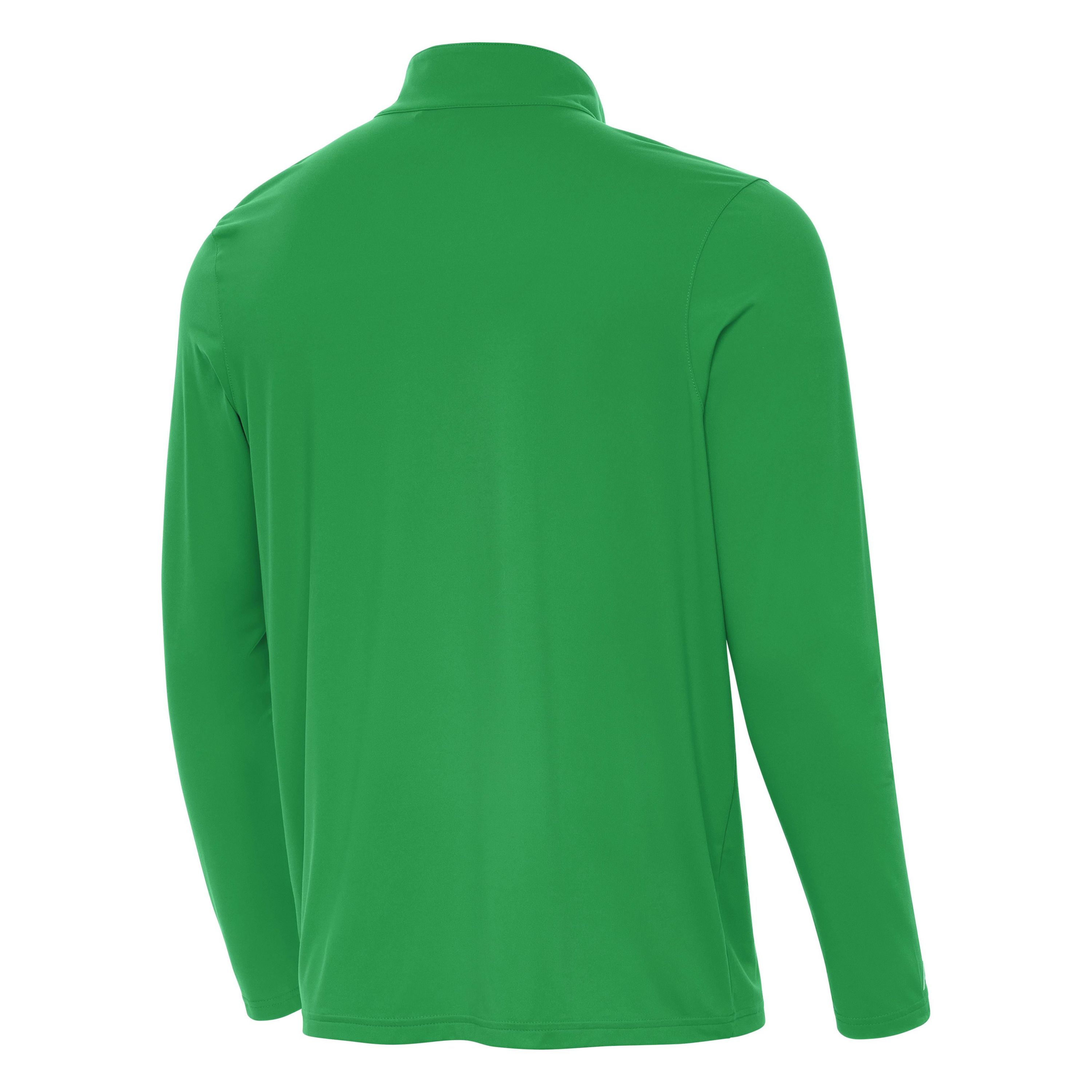 Antigua St. Patricks Day NFL Philadelphia Eagles Mens Intent 1/4 Zip Pullover