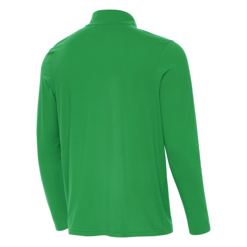 Antigua St. Patricks Day NFL Philadelphia Eagles Mens Intent 1/4 Zip Pullover