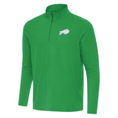 Antigua St. Patrick's Day NFL Buffalo Bills Men's Intent 1/4 Zip Pullover