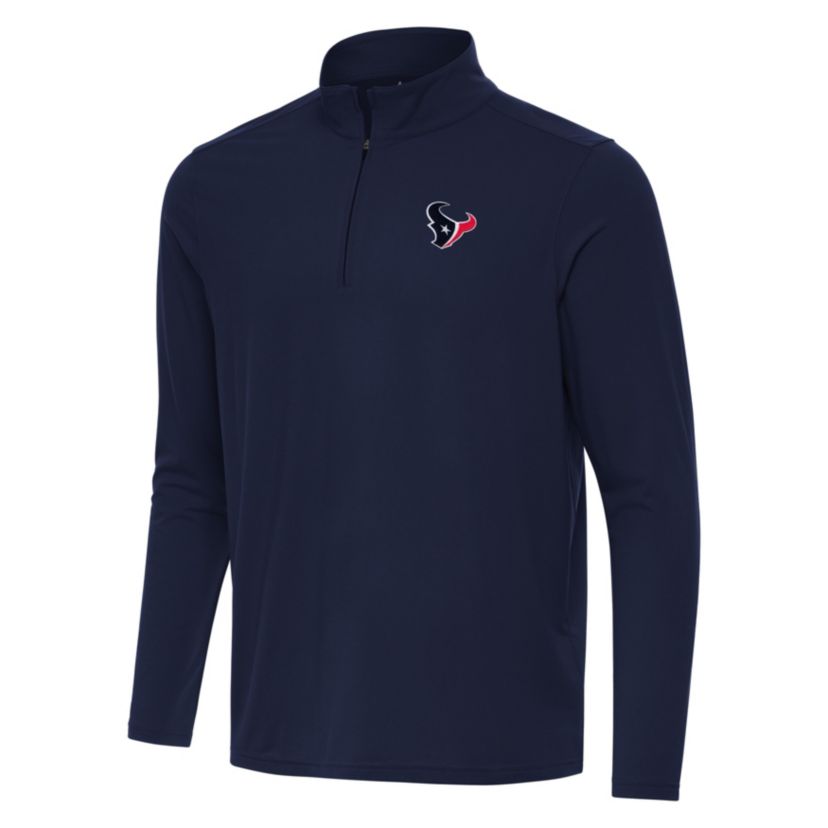 Antigua NFL Houston Texans Mens Intent 1/4 Zip Pullover