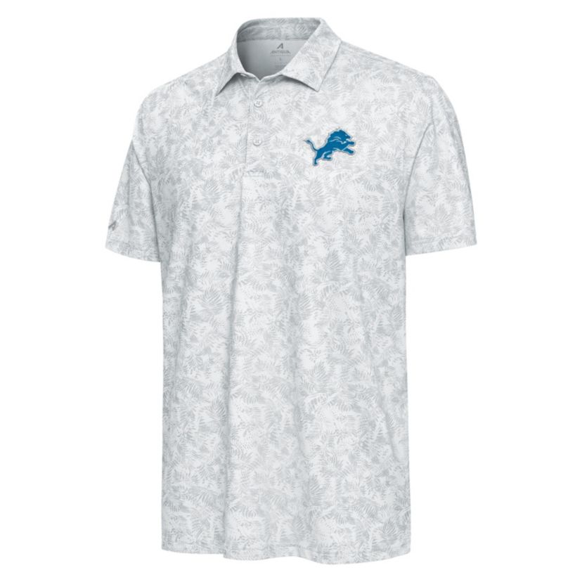 Antigua NFL Detroit Lions Mens Lush Polo