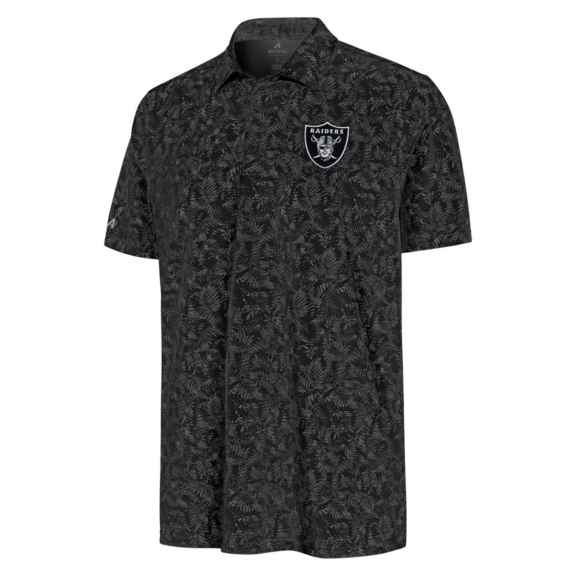 Antigua NFL Las Vegas Raiders  Mens Lush Polo