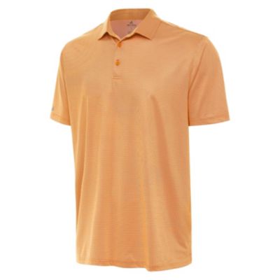 Antigua BLANK Men's Rings Polo, Orange, XL
