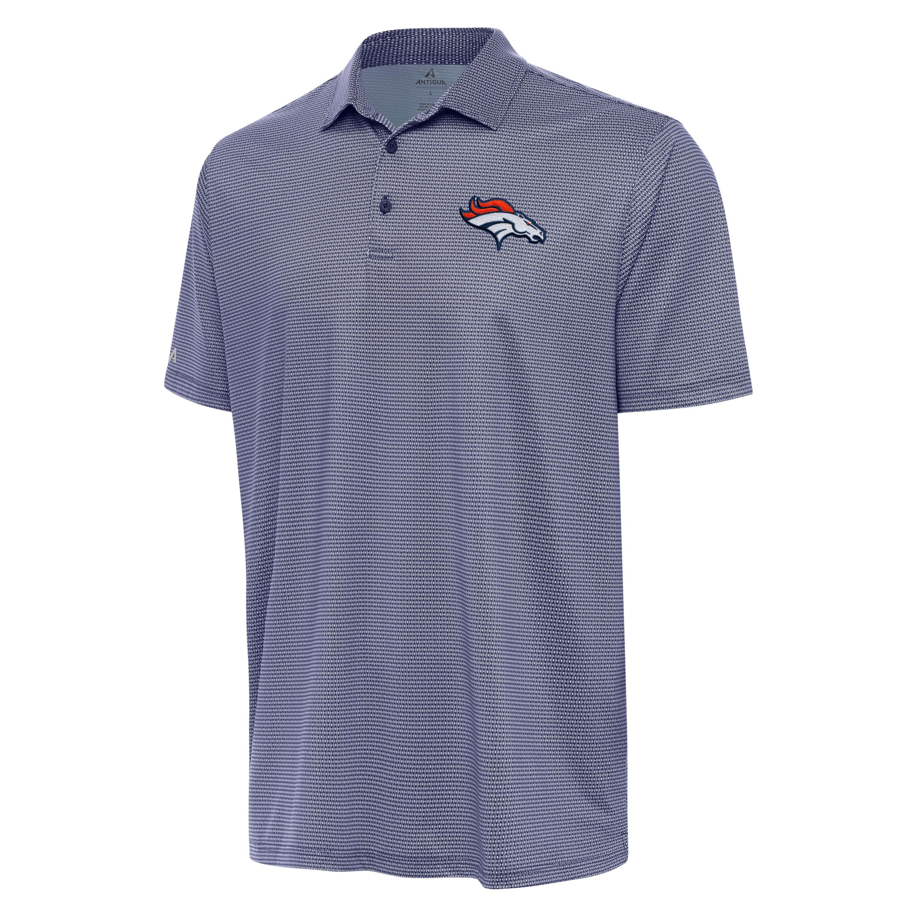 Antigua NFL Denver Broncos Mens Rings Polo