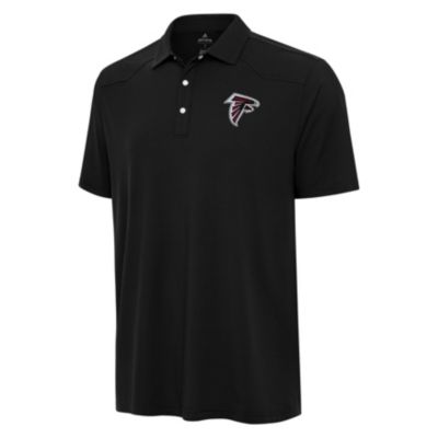 Antigua NFL Atlanta Falcons Men's Western Polo, Black, 3XL