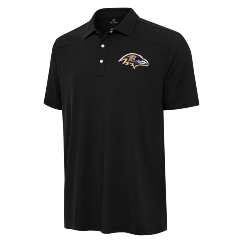 Antigua NFL Baltimore Ravens Mens Western Polo