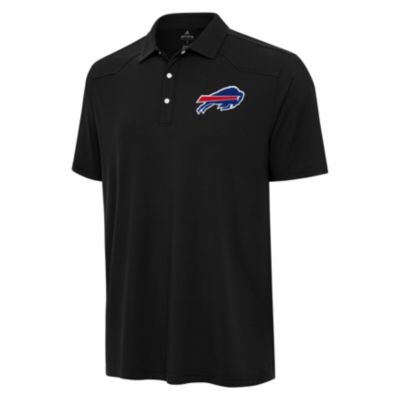 Antigua NFL Buffalo Bills Men's Western Polo, Black, Medium