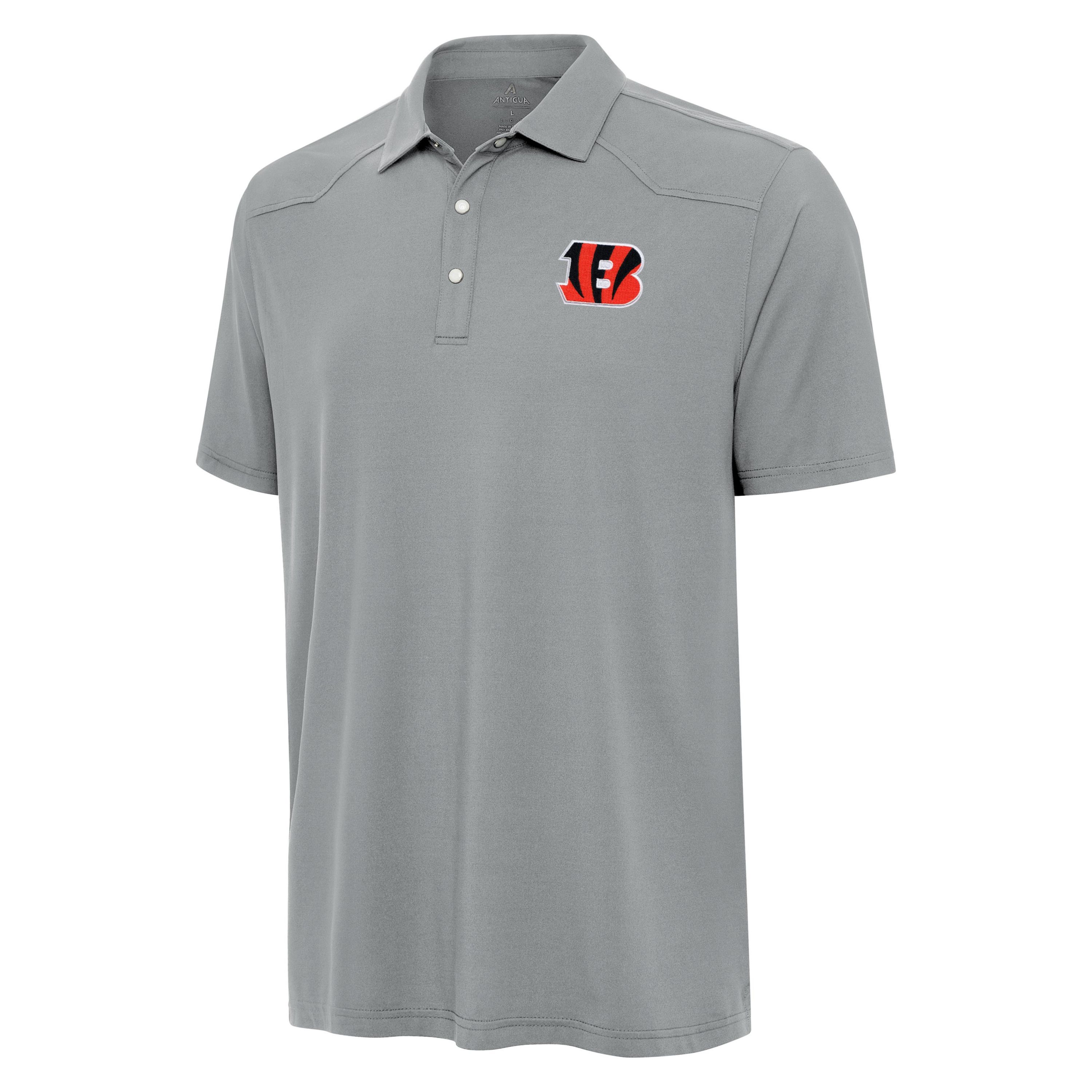 Antigua NFL Cincinnati Bengals Mens Western Polo