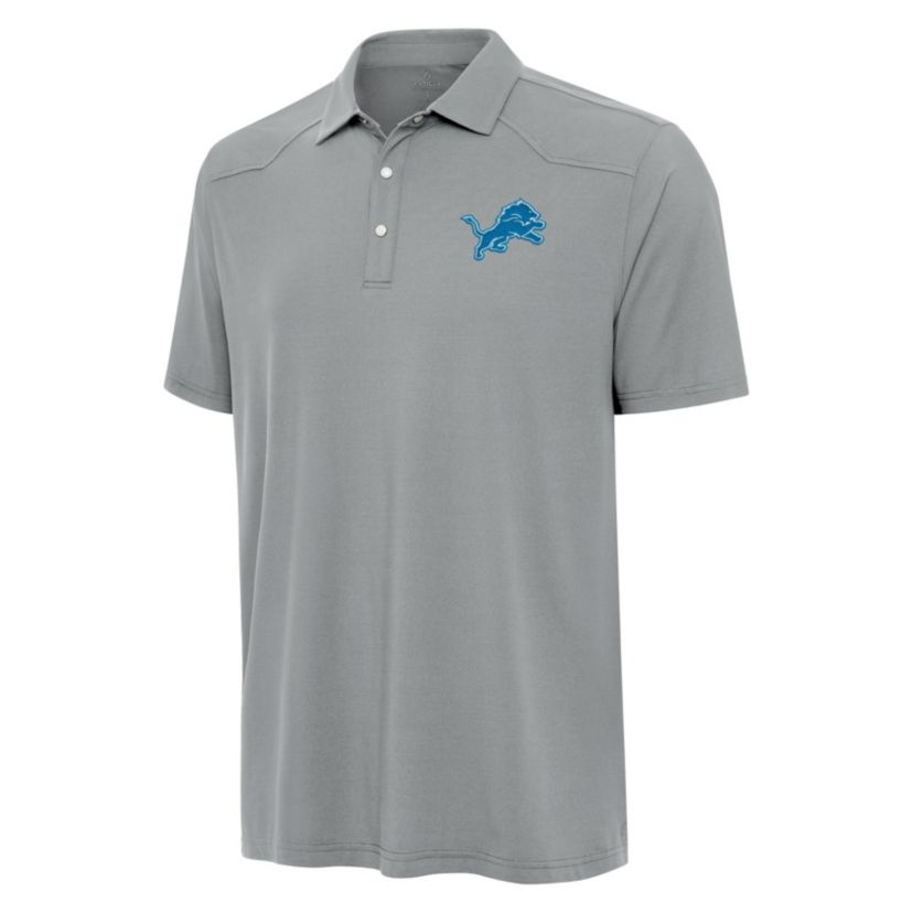 Antigua NFL Detroit Lions Mens Western Polo