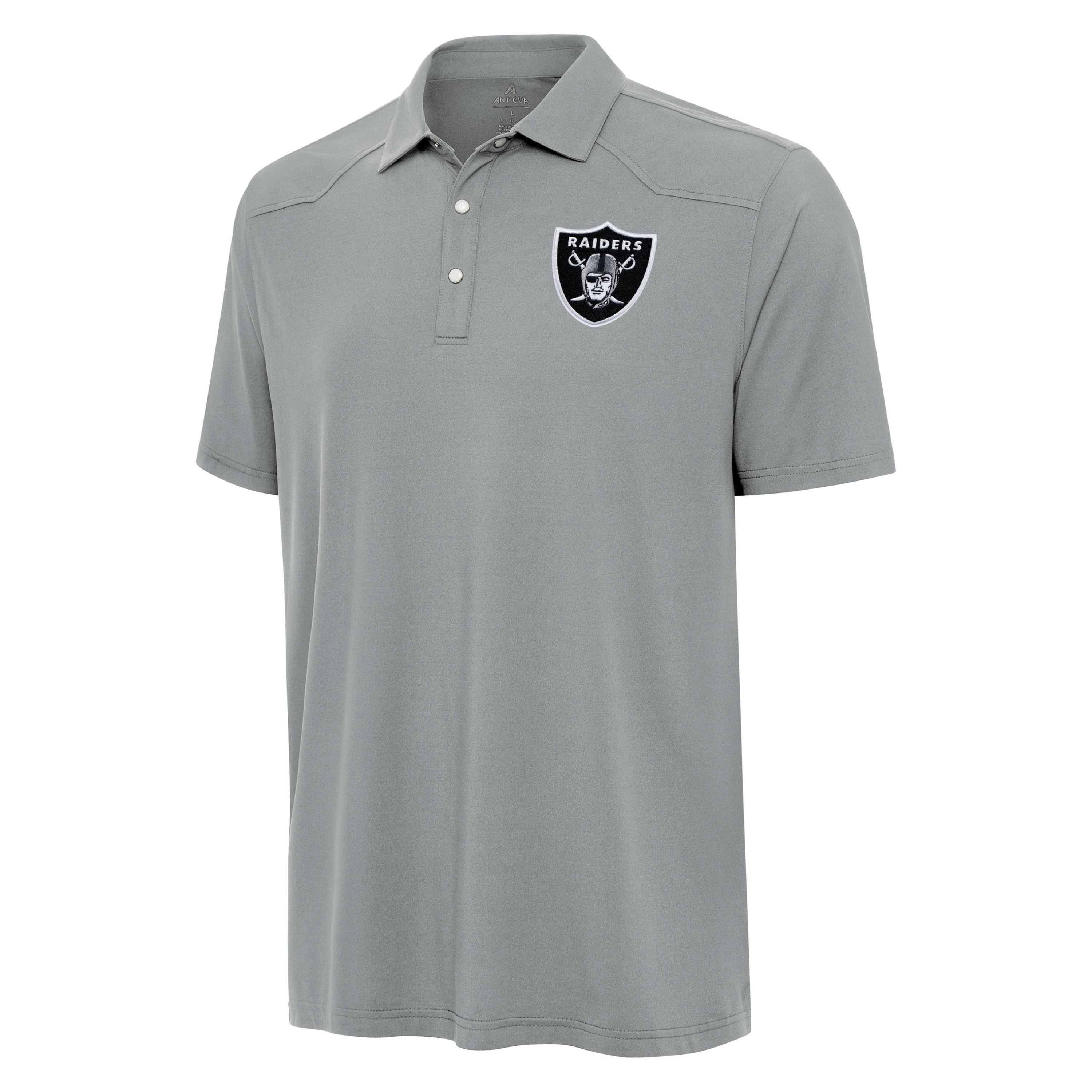 Antigua NFL Las Vegas Raiders  Mens Western Polo