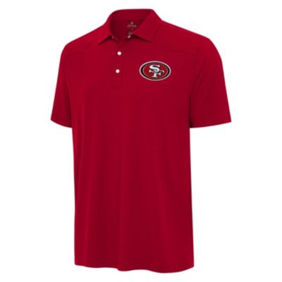 Antigua NFL San Francisco 49ers Men's Western Polo, Red, Large