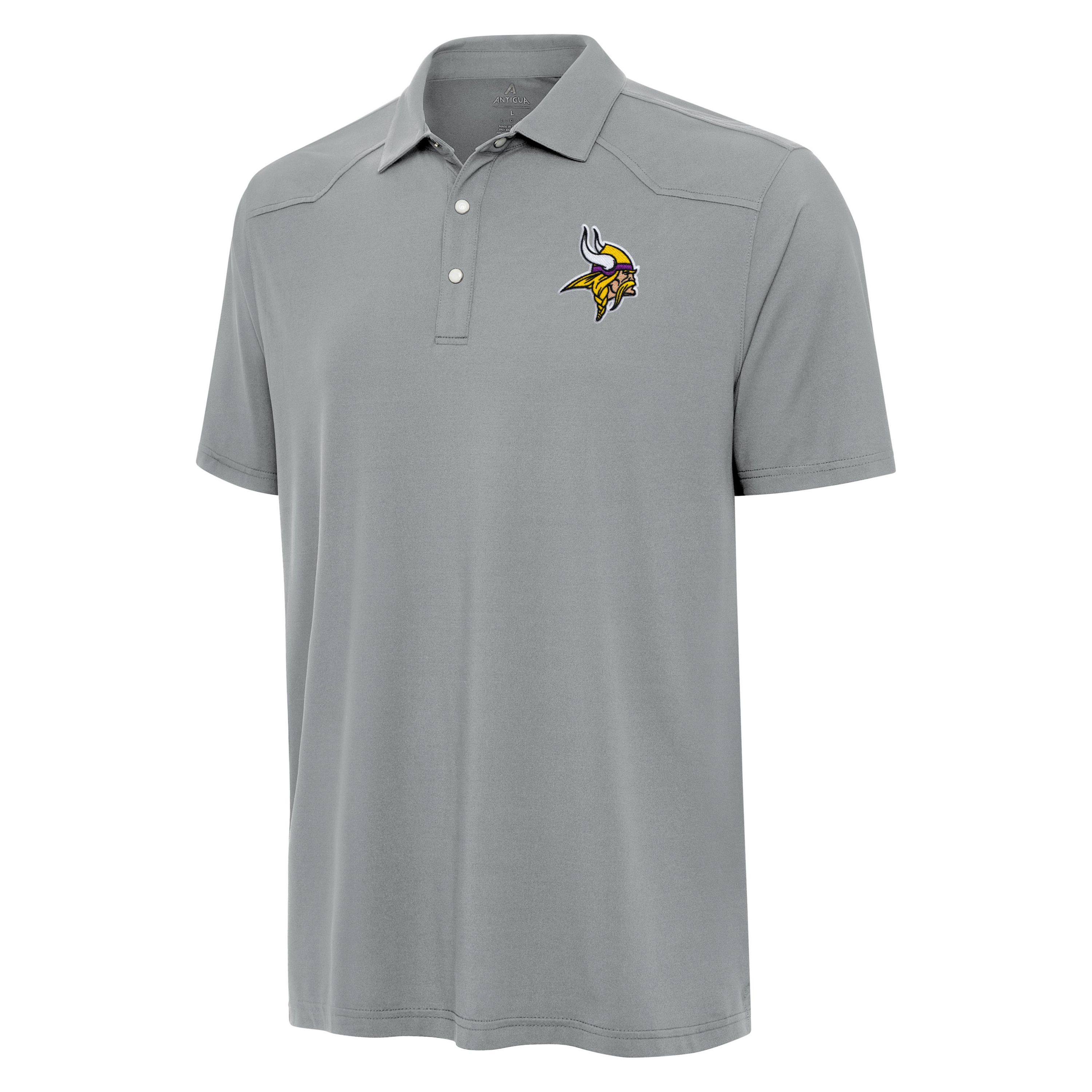 Antigua NFL Minnesota Vikings Mens Western Polo