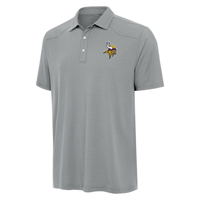 Antigua NFL Minnesota Vikings Mens Western Polo