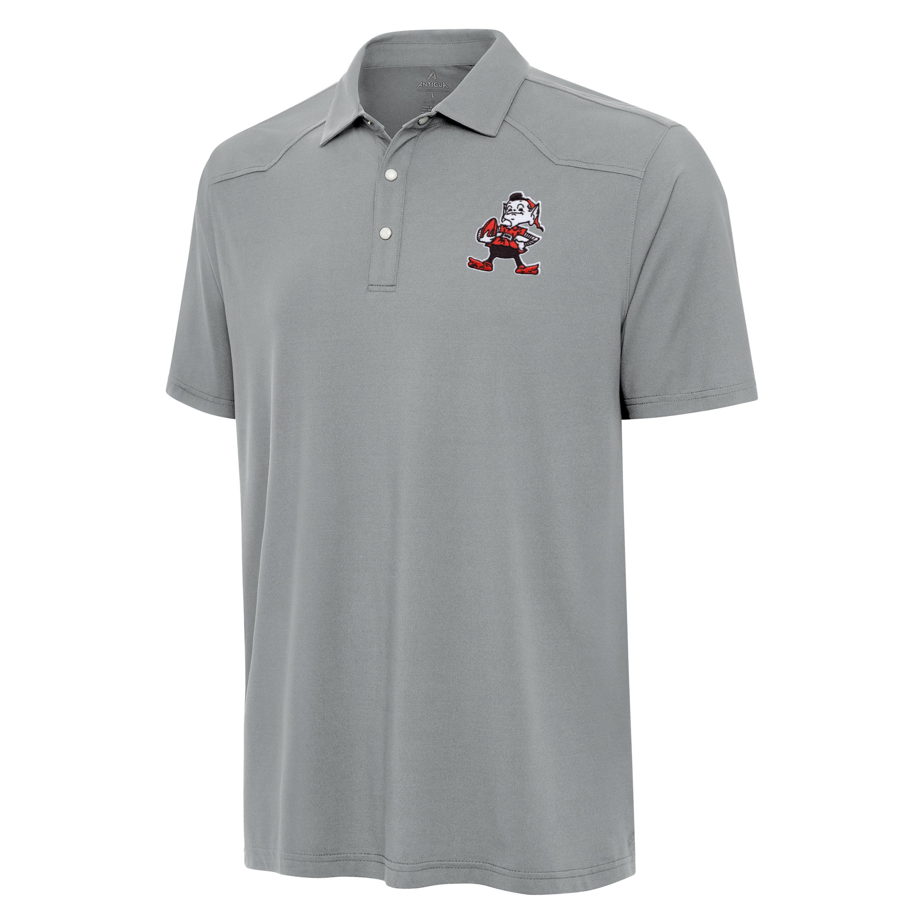 Antigua NFL Cleveland Browns Mens Western Polo
