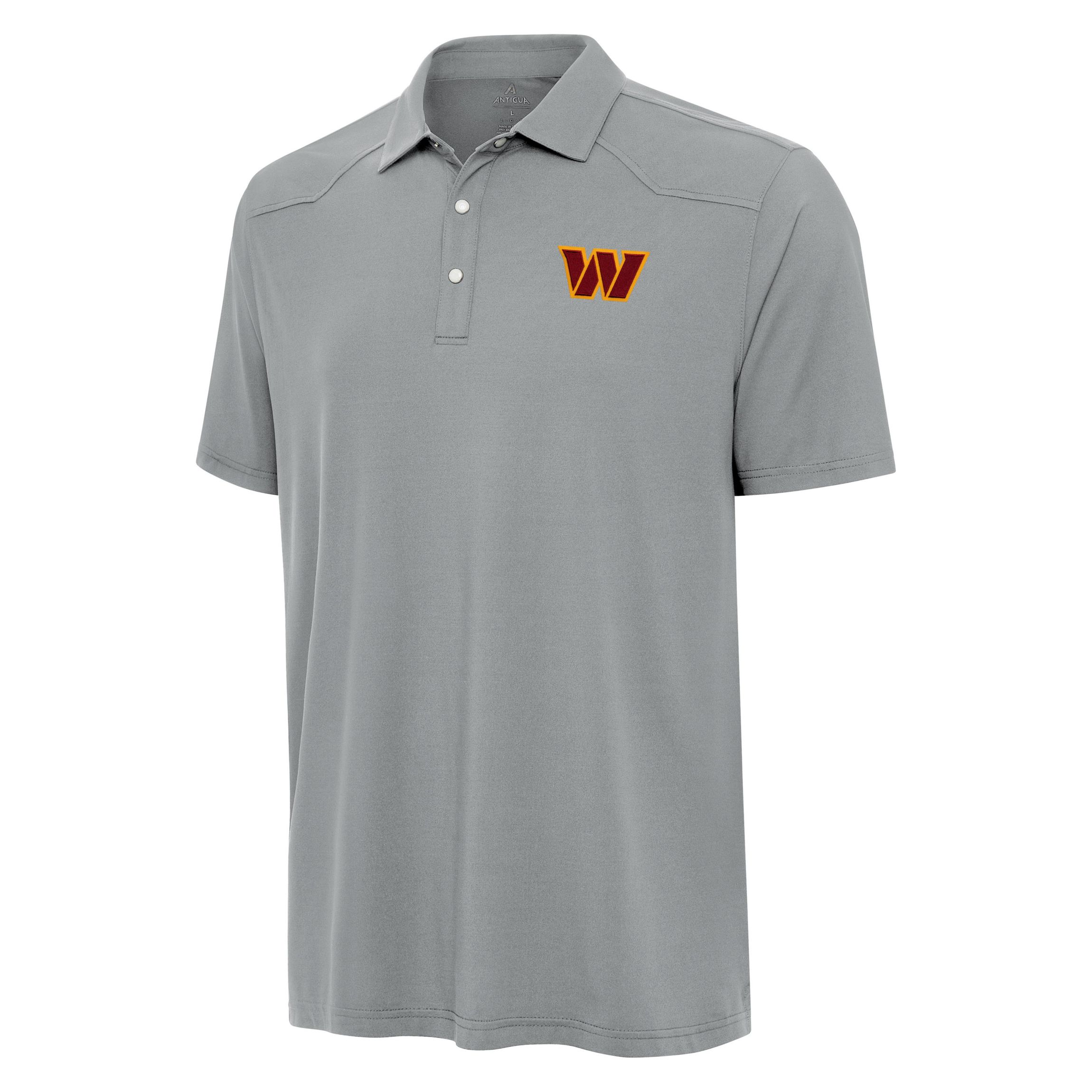 Antigua NFL Washington Commanders Mens Western Polo