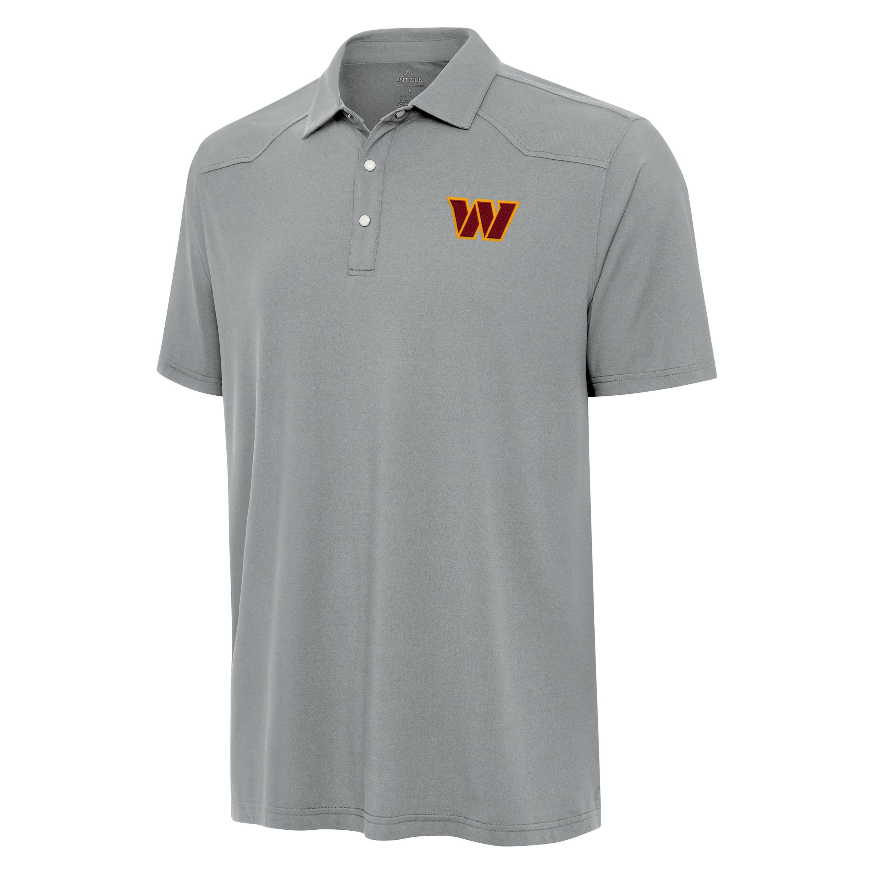 Antigua NFL Washington Commanders Mens Western Polo