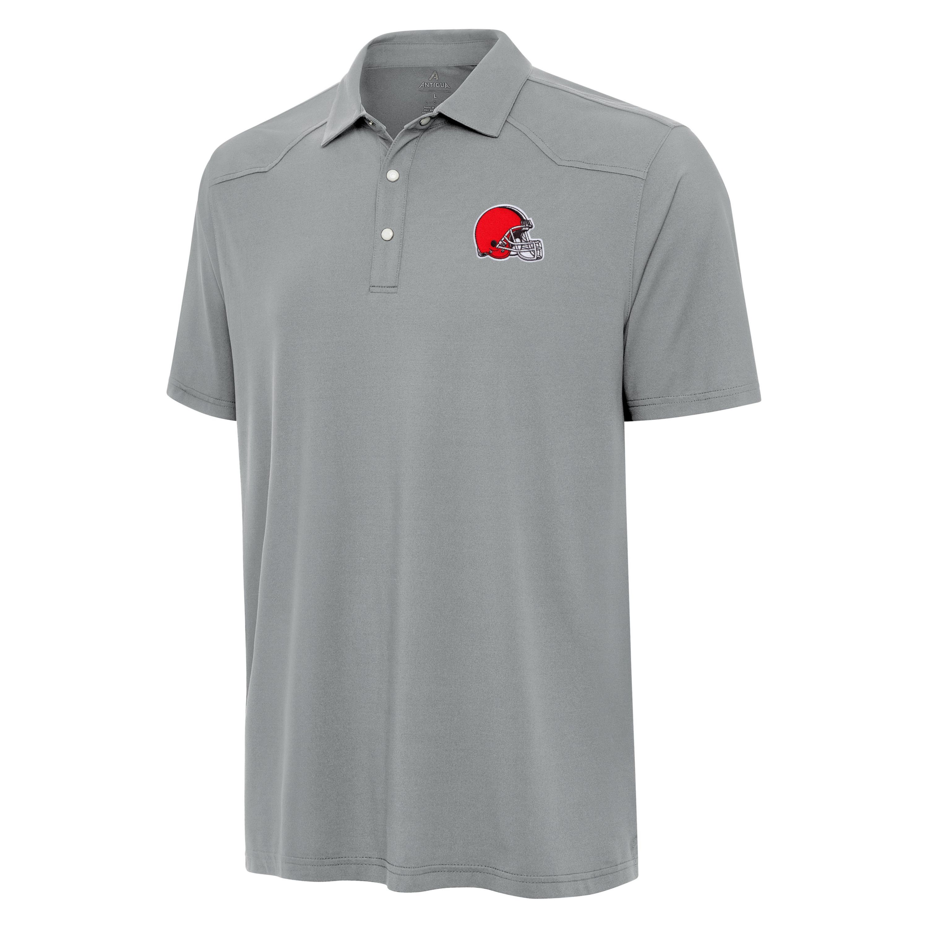 Antigua NFL Cleveland Browns Mens Western Polo